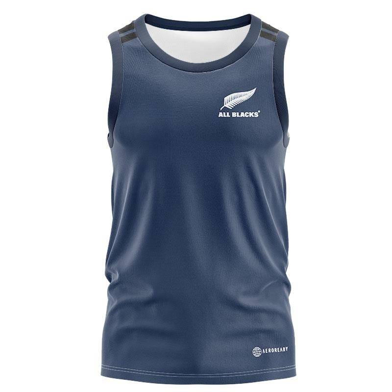 2024 New Zealand All Black Team vest women's clothing children's rugby uniform all black vest Rugby