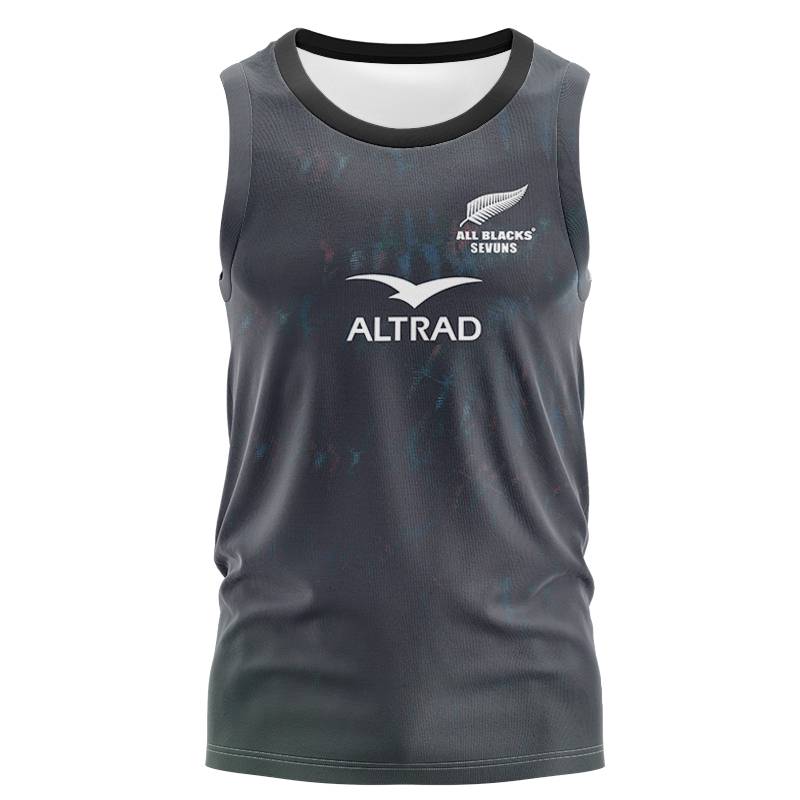 2024 New Zealand All Black Team vest women's clothing children's rugby uniform all black vest Rugby