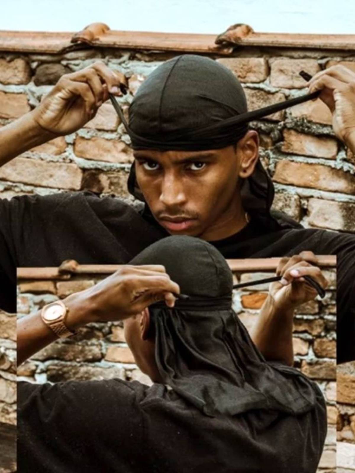 Durag Bao Tuota Hip Hip Hiphop Street Dance Hip Hop Black West Coast Gang Rotate Booy Children