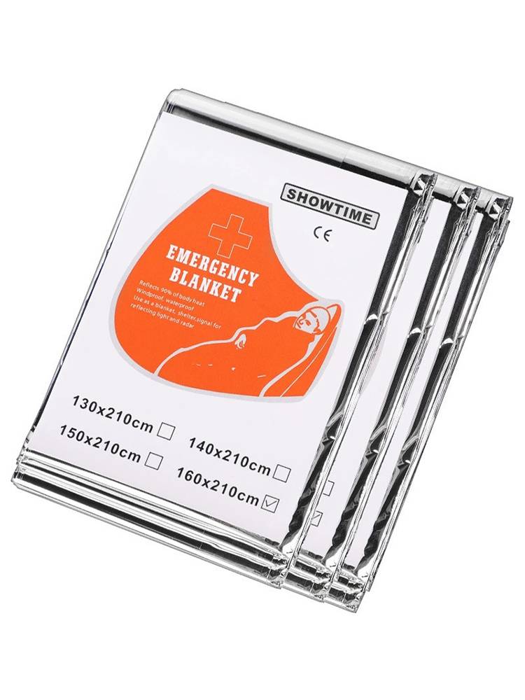 Outdoor emergency blanket thickened survival life -saving life -saving blanket Self -rescue to prevent survival warmth in the field, warm blanket emergency blanket equipment