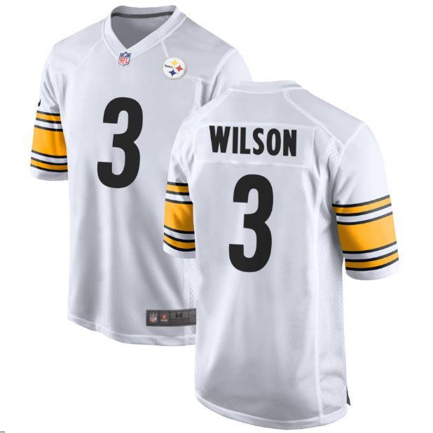 NFL Pittsburgh Steel Steelers Rugby Unit 3 Russell Wilson jersey Wilson men's clothing