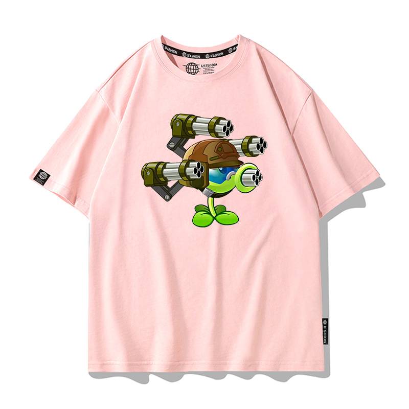 Short -sleeved pink 1