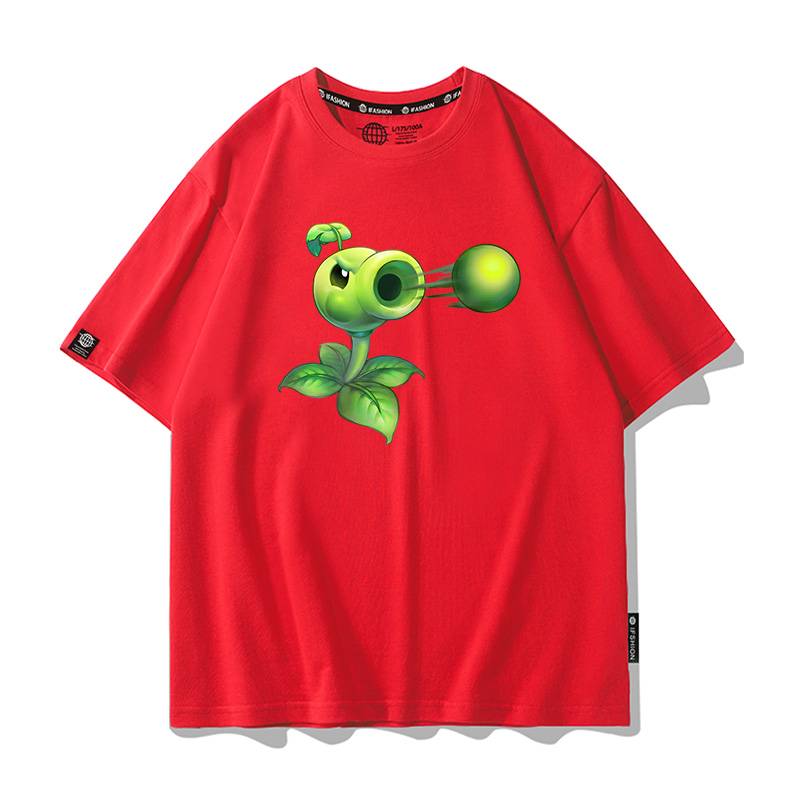 Short -sleeved red 2