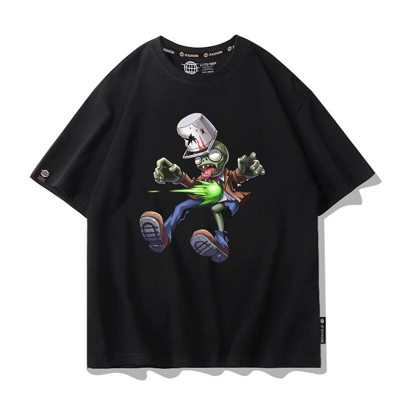 Short -sleeved black 3