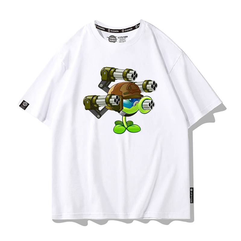 Short -sleeved white 1