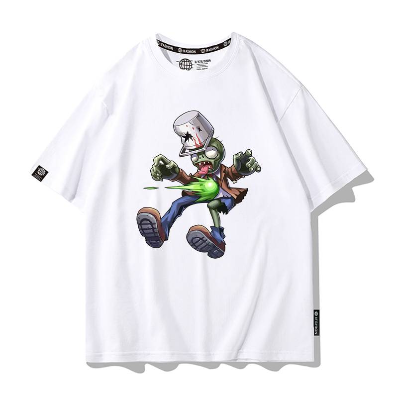 Short -sleeved white 3