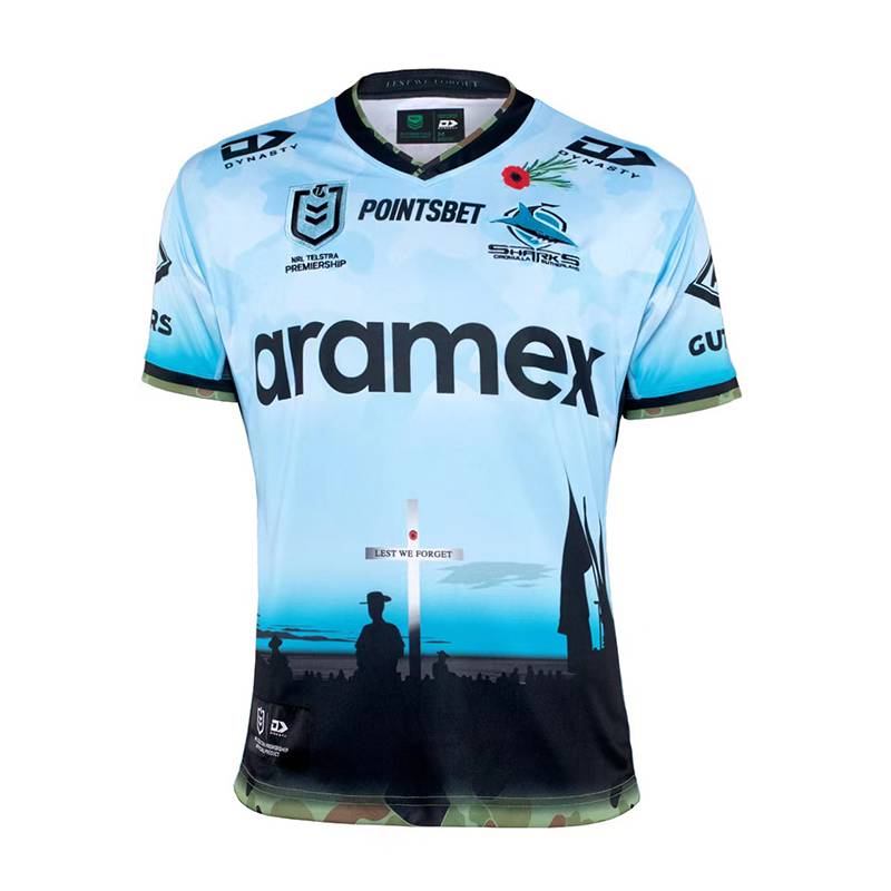 NRL Australian Bridge Mustang Shark Earth Edition Rugby Clothes Wild Horse Rugby