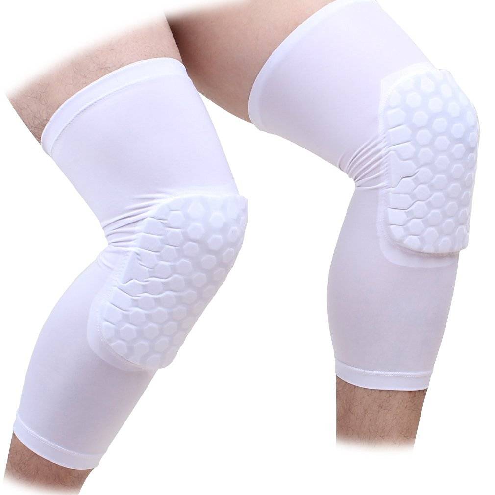 White knee pads pair