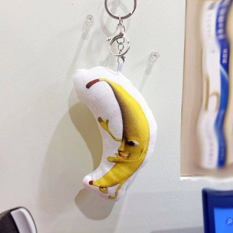 Singing big banana ~ Ghost Beast Banana Apocalypse keychain Bags, Basin Trade Plush Children's Day Gifts Triced Cultural and Creative