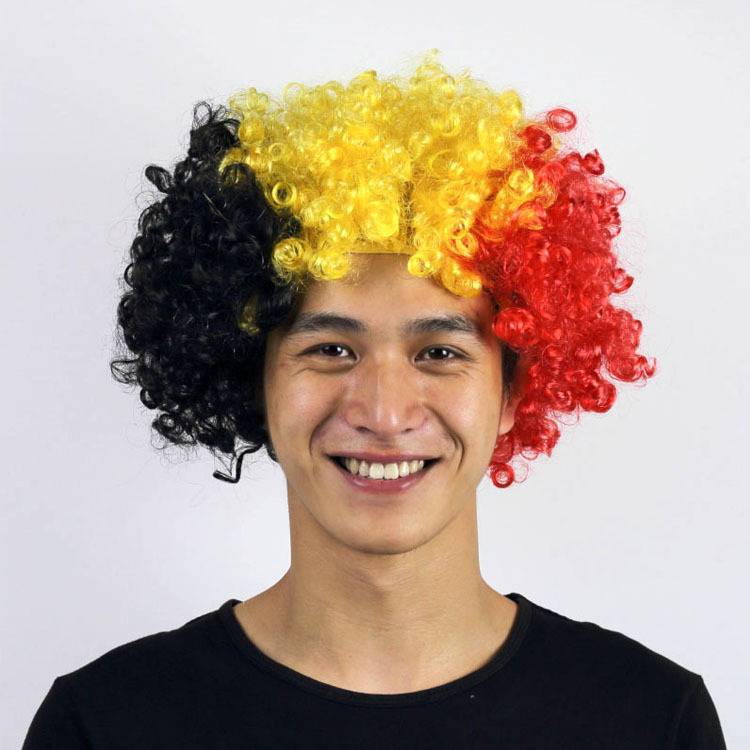 Belgian fans wigs