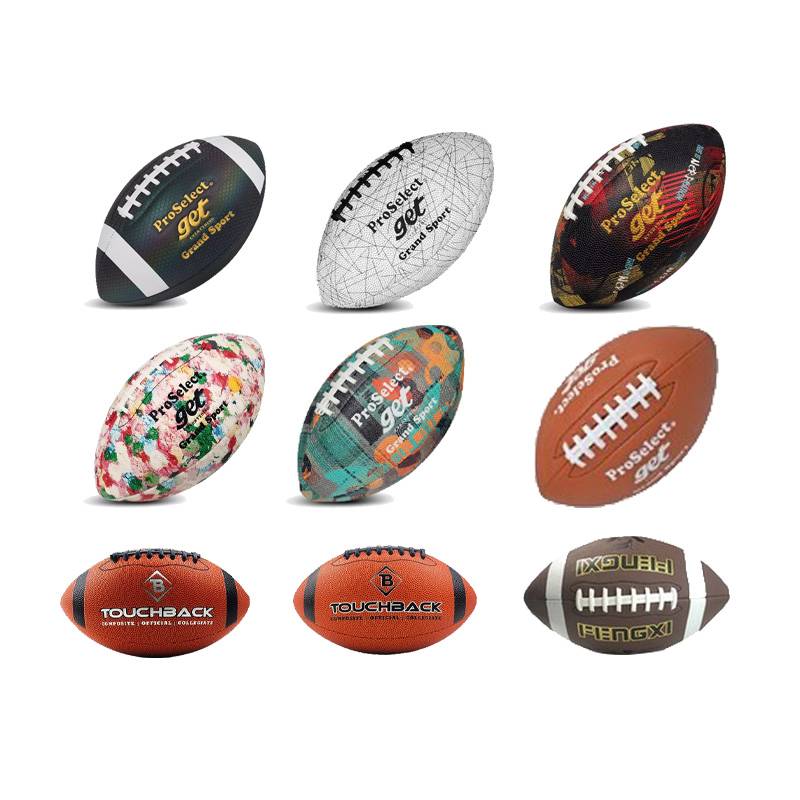 American Rugby TouchBack Training Ball No. 6 PROSELECT Colorful reflective Rugby