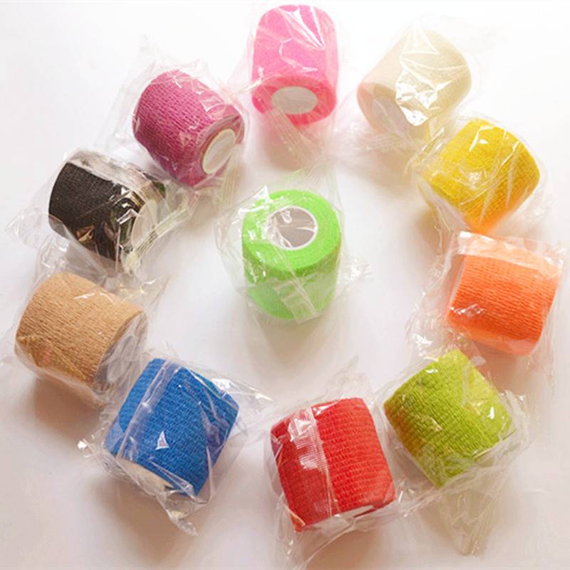 Elastic self -stick bandage football blue ball scar sports elastic bandage bandage knee elbow protective finger finger finger ankle