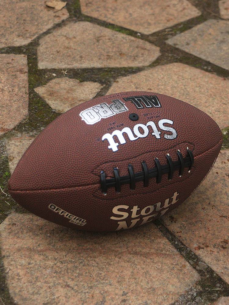 American football adult competition training GST1780 new version of PU granular wear -resistant and waist flag 9 glove