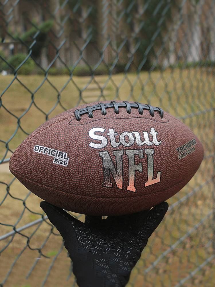 American football adult competition training GST1780 new version of PU granular wear -resistant and waist flag 9 glove