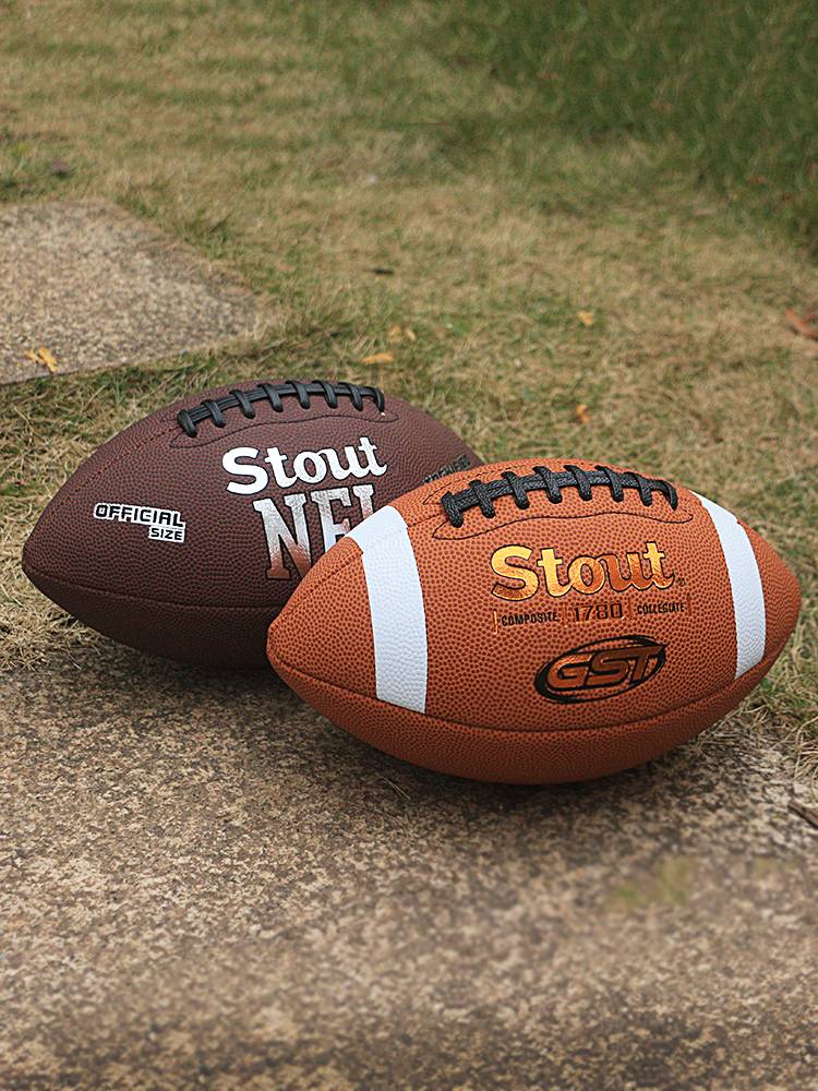 American football adult competition training GST1780 new version of PU granular wear -resistant and waist flag 9 glove