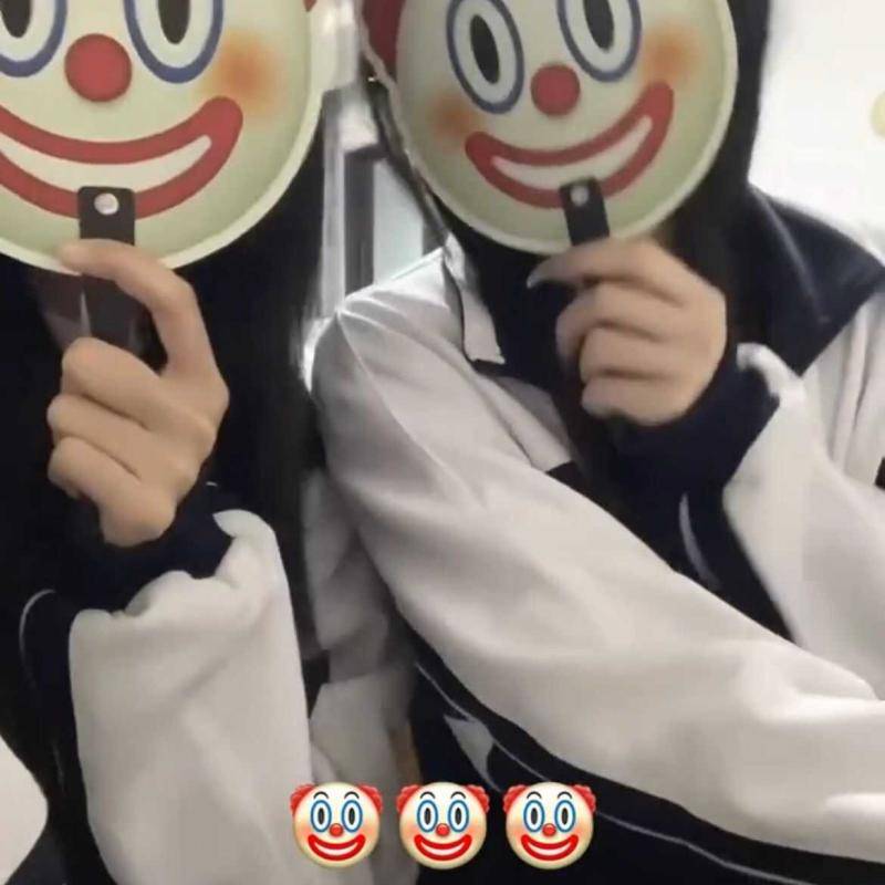 Xiaohongshu, the top leader of JOKER's clown mask fan student ins, funny network red fan