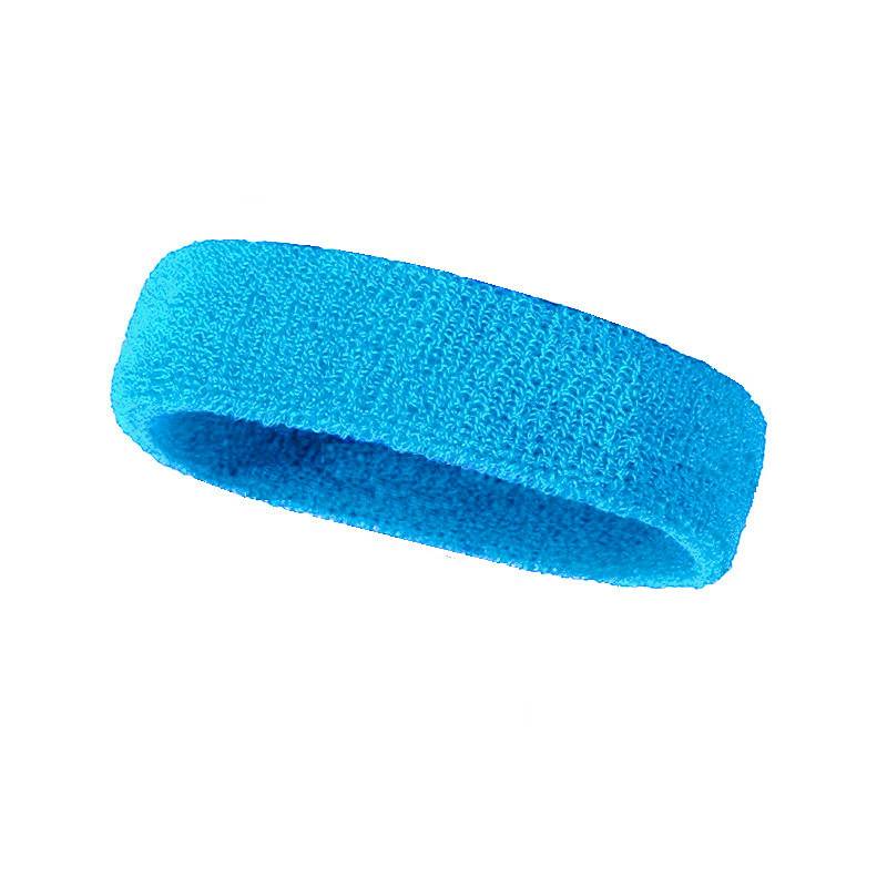 Sky Blue [One piece] sweat -absorbent hairband