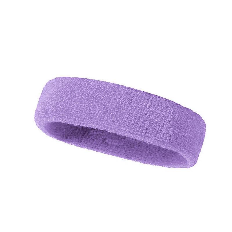 Light purple [One piece] sweat -absorbing hairband
