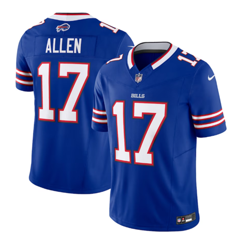 2023 NFL Buffalo BUFFALO BILLS Men and Women 17# Allen embroidered olive jersey
