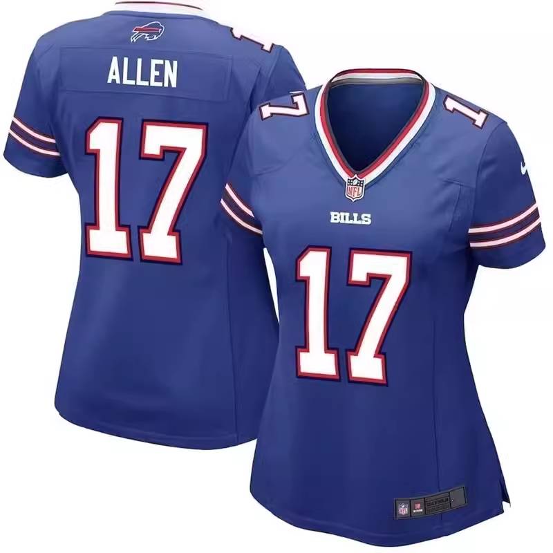 2023 NFL Buffalo BUFFALO BILLS Men and Women 17# Allen embroidered olive jersey