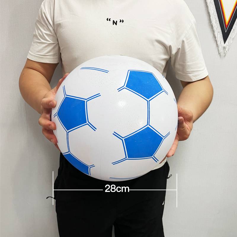 (White Blue) Inflatable football
