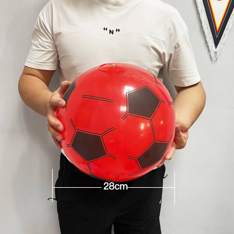 (Red and black) inflatable football