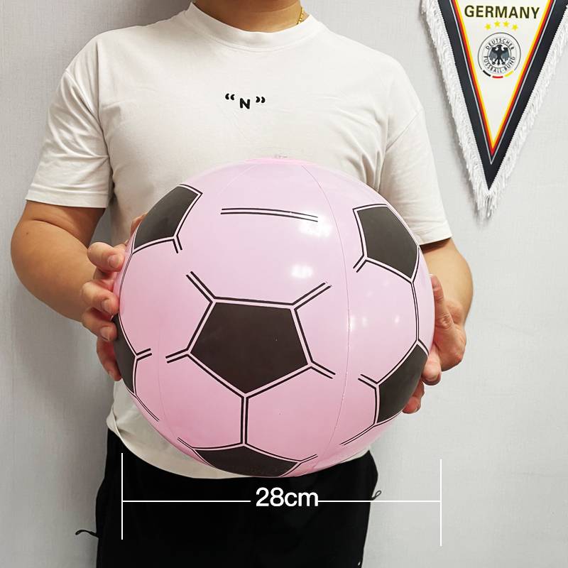 (Pink black) inflatable football
