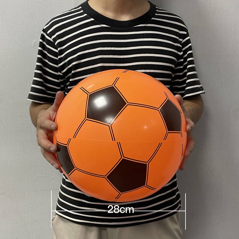 (Orange black) inflatable football