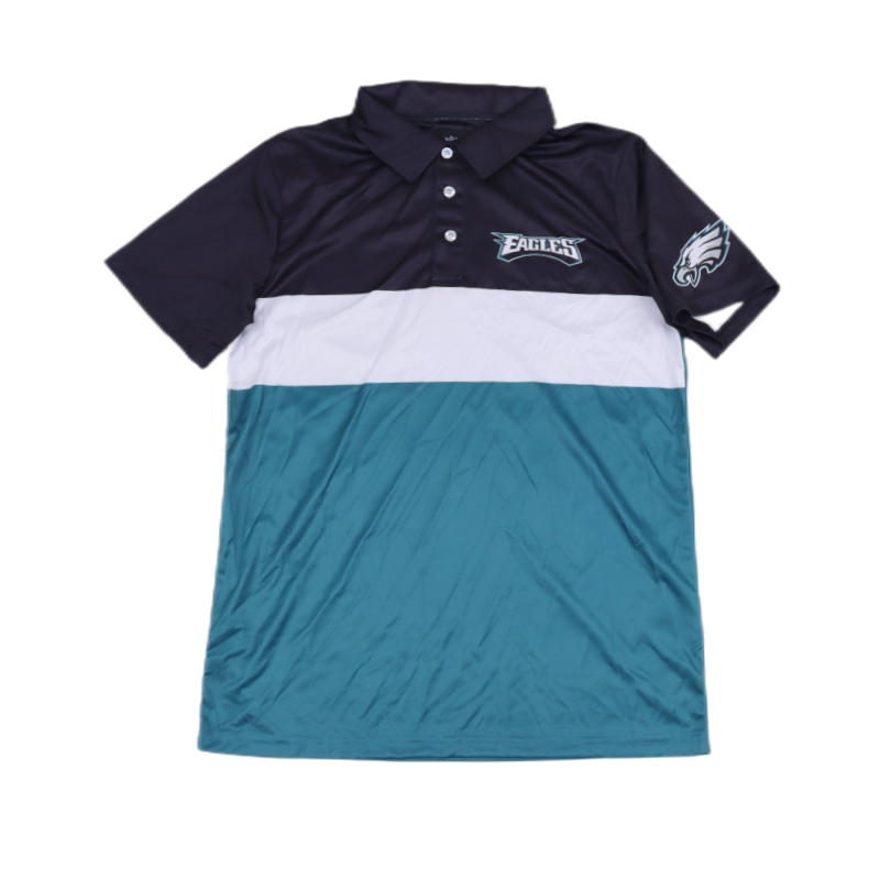 US -job rugby team fast dry cooling sensory striped short -sleeved T -shirt men's summer new sports high bombs comfortable Polo shirt