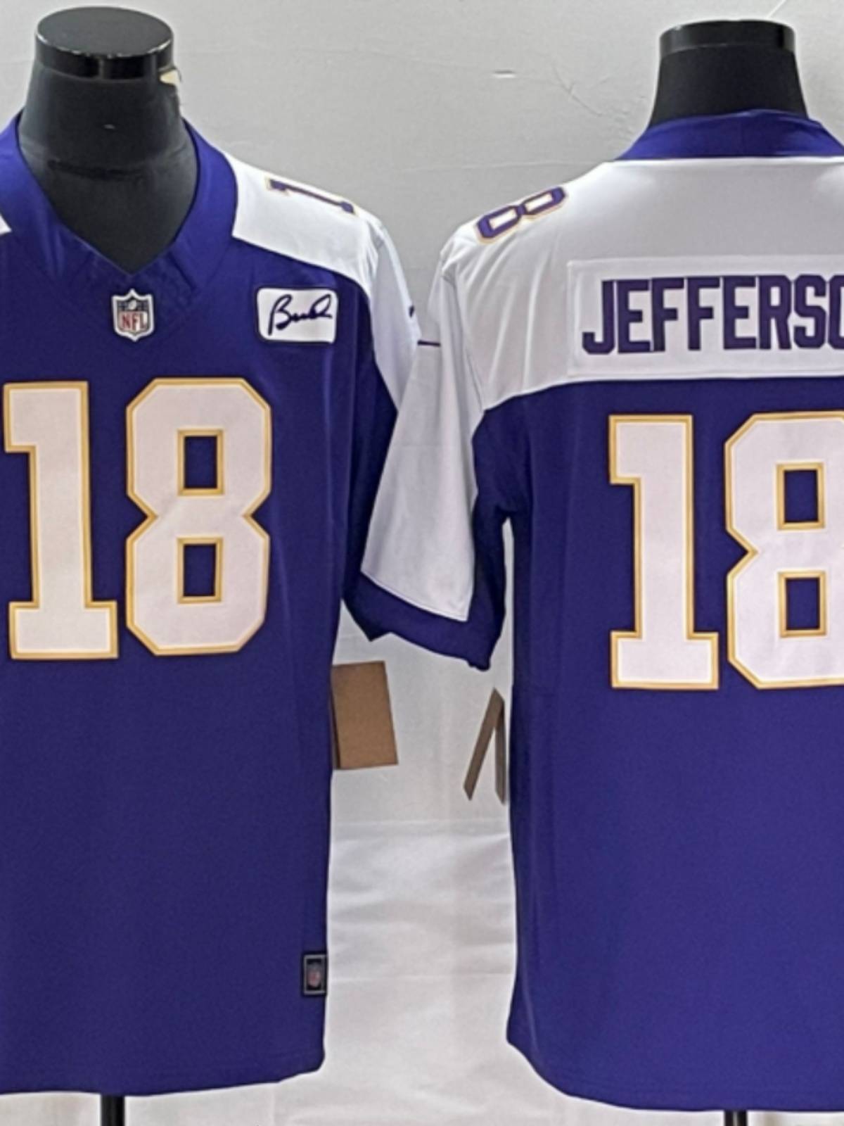 NFL Minnesota Vikings7#22#87#19 Thielen jersey
