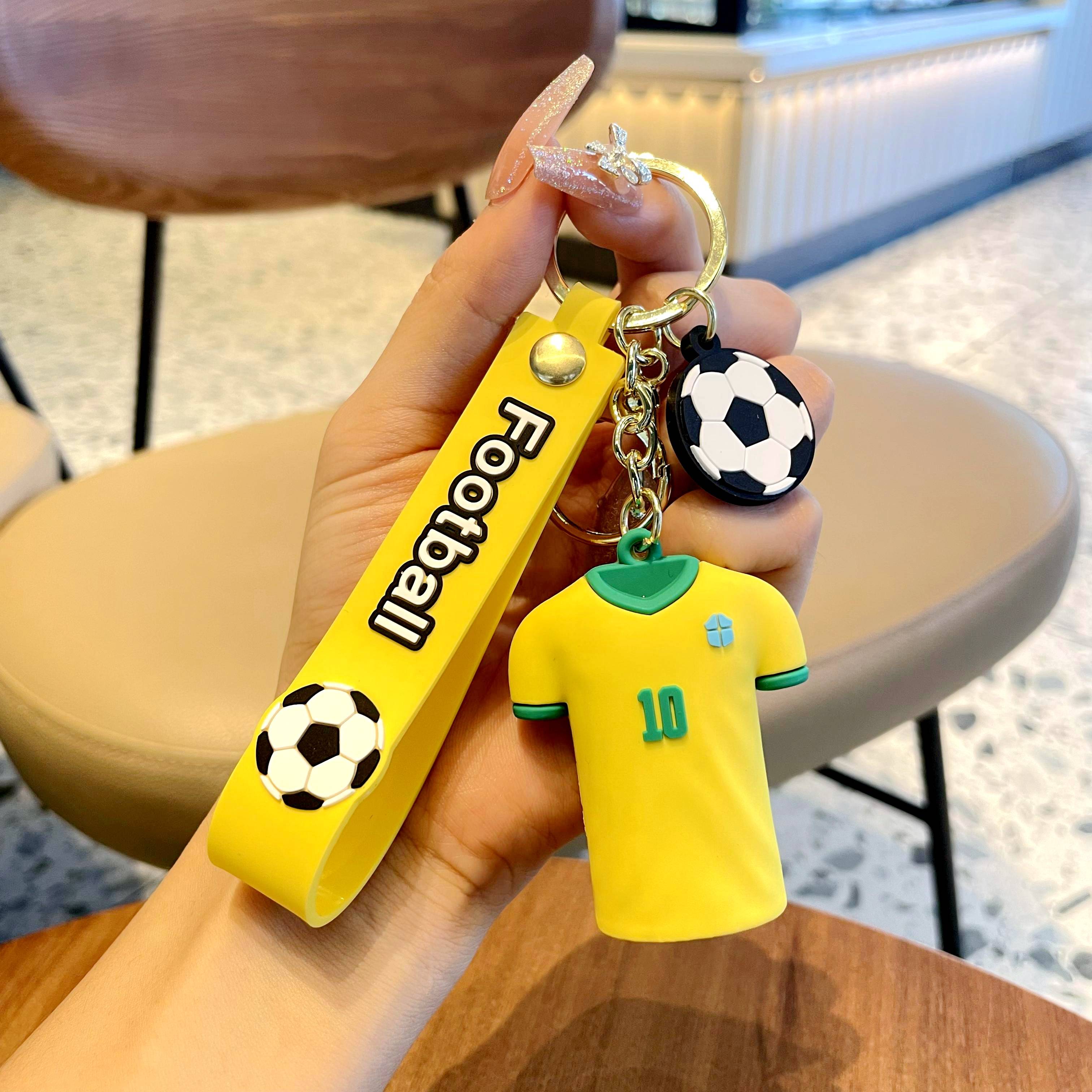 No. 10 Neymar yellow jersey (top)