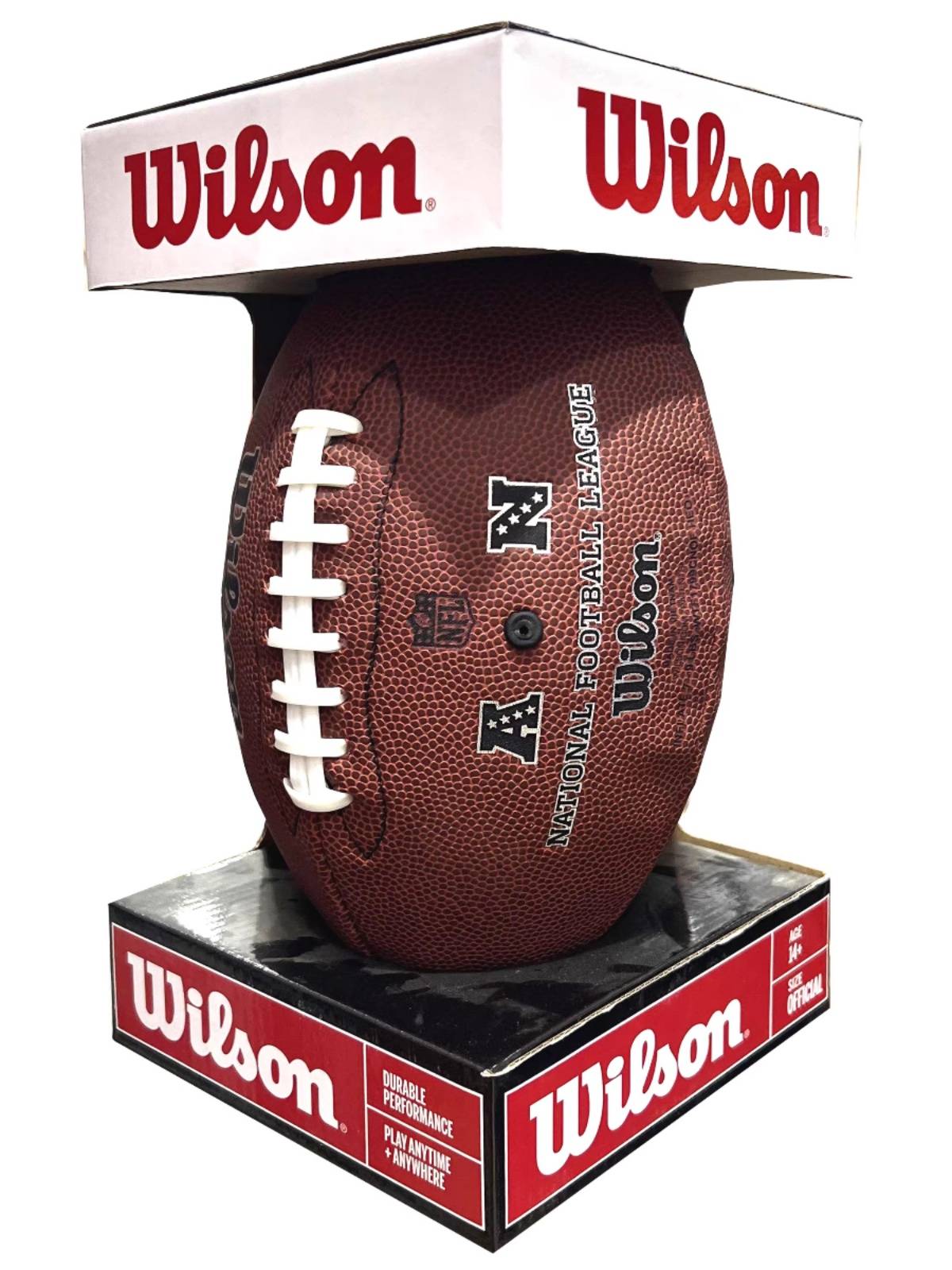 Sam purchased Wilson Wilson American Rugby No. 9 game with a composite leather feel comfortable