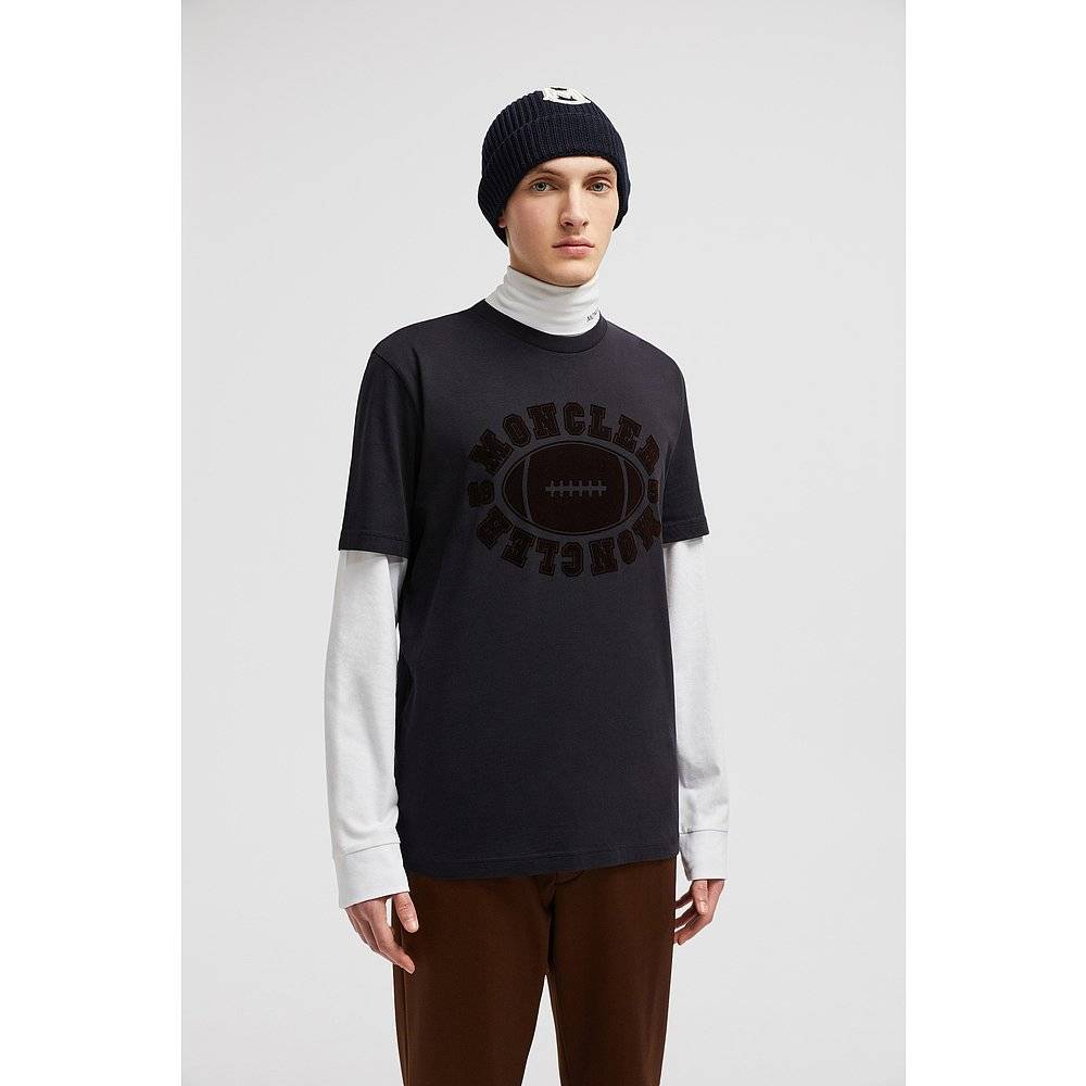 Moncler American Rugby Pattern T -shirt