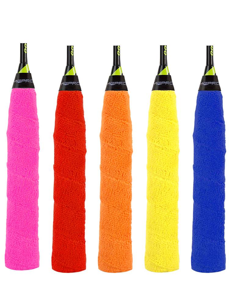 Break the badminton player glue towel sweat -absorbent and anti -slip tennis racket handle sleeve thick soft wear resistance racket