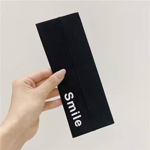 Classical Black [breathable knitted letters] high bombs comfortable