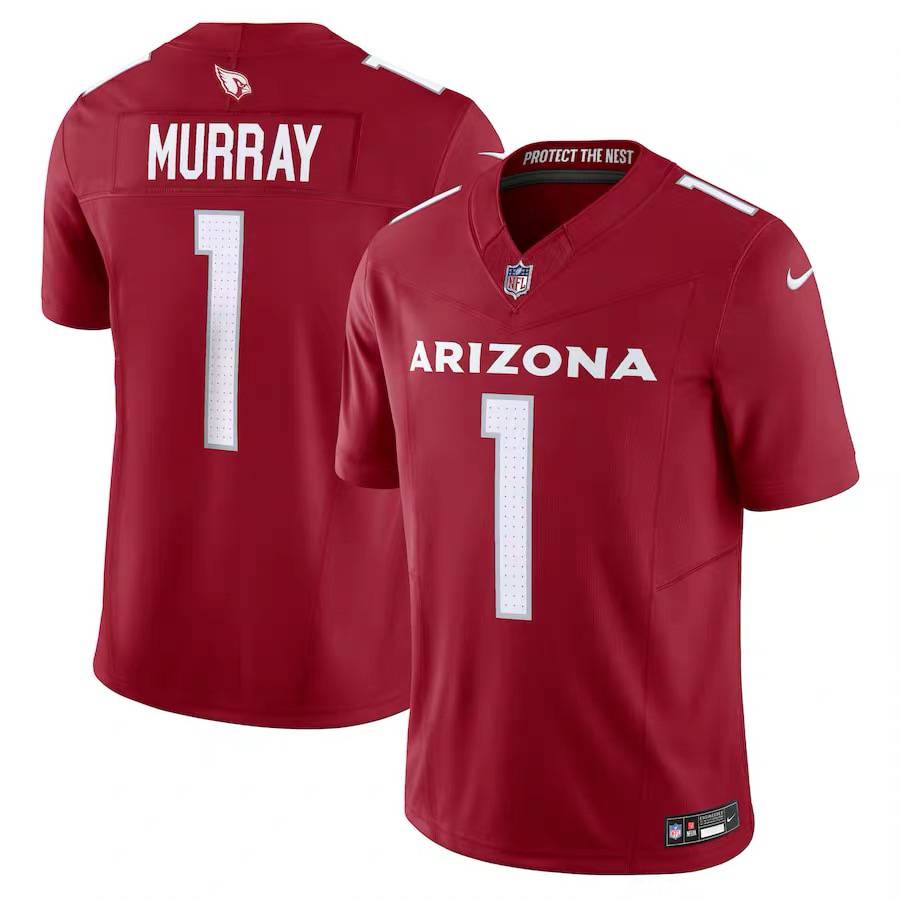 NFL Arizona Cardinals 1# Murray American Rugby Water Short Sleeve