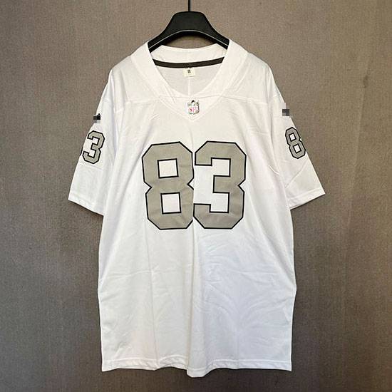 American street wide version of hip -hop embroidered rugby short -sleeved hiphop hip -hop Boy rap