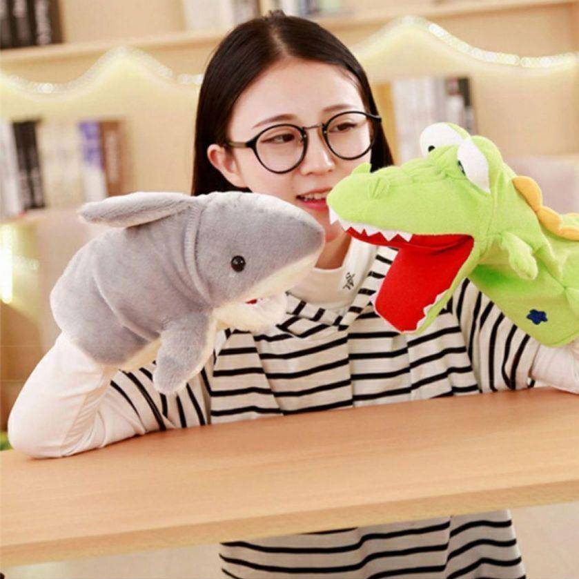 Little Shark Hand Hand Glove Doll Polls, open mouth dolls, dolls, mouth, plush toy shark arm birthday gift