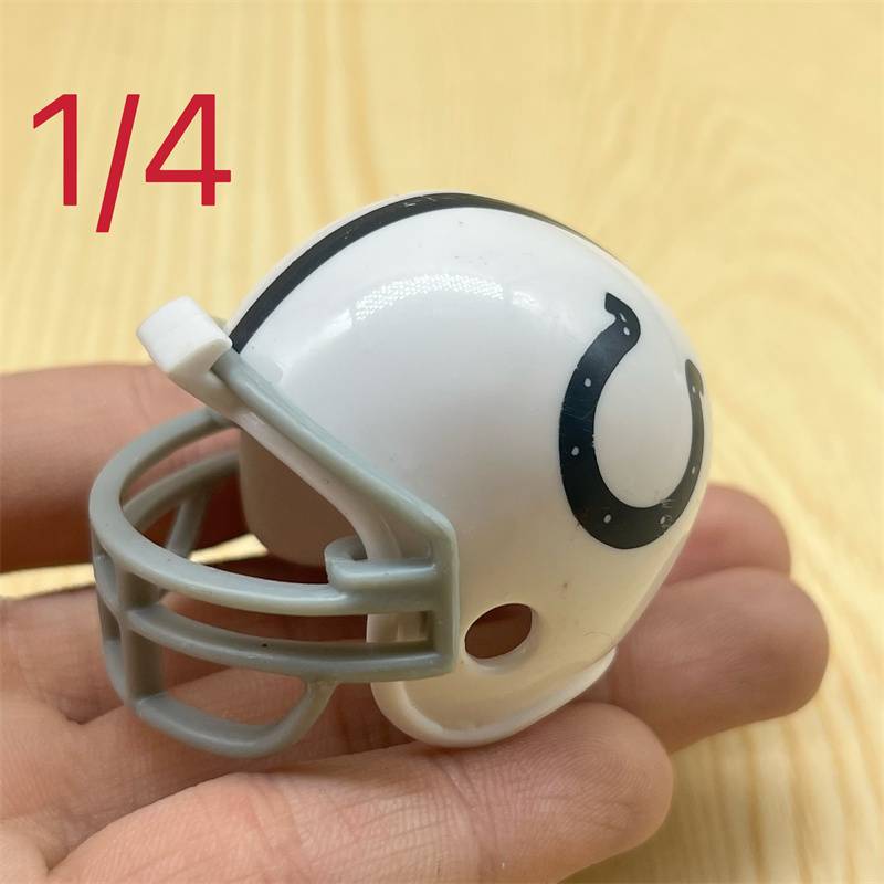 Genuine bulk cargo 1/4 1/6 American rugby helmet Riddell collection NFL team small helmet toy