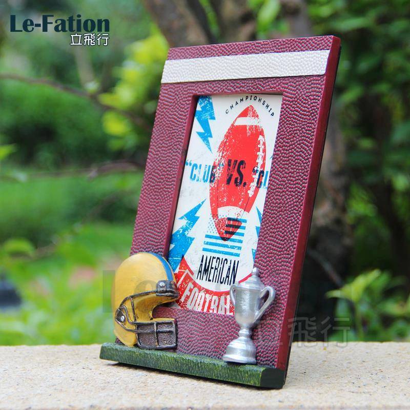 Rugby Rugby 3D Photo Frame Decoration Creative Craft Craft Craftsmanship Gift Competition Memorial Birthday Gift Award