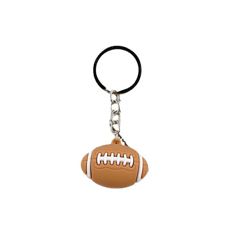 New mini blue ball real sports products, rugby tennis pendant activities gifts