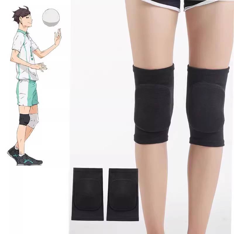 Wuyan University Autumn and Winter Warm Sports Knee Knee Volleyball Teenagers and Kawashi COS running basketball knees