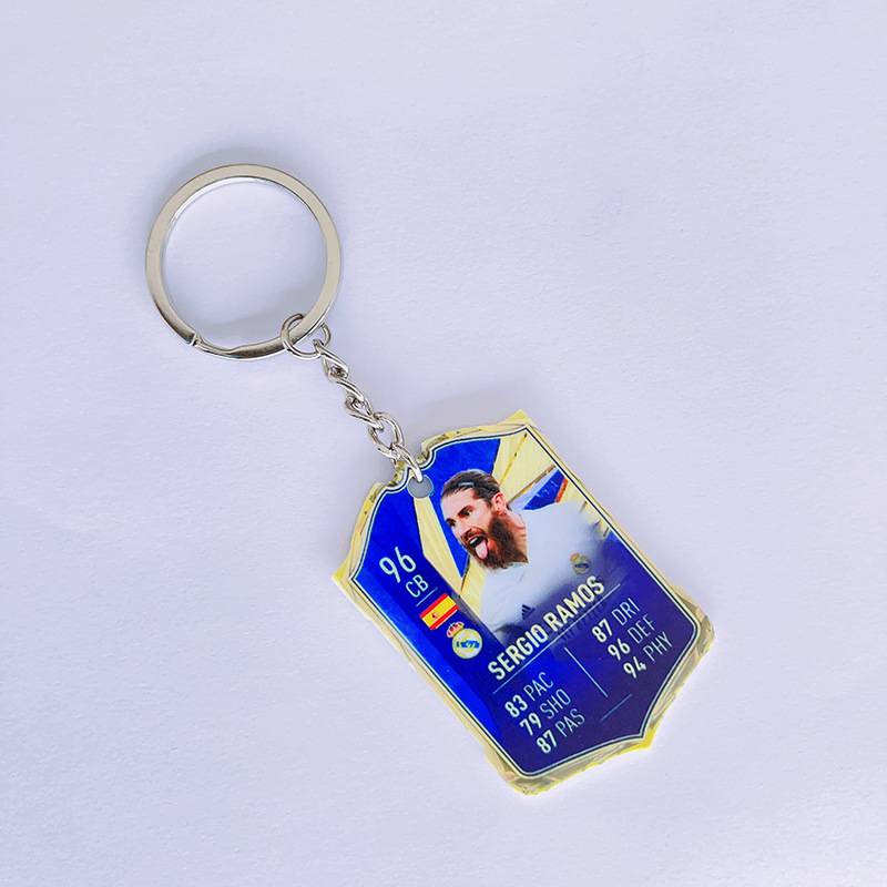 Football Acrylic keychain (Ramos 96)