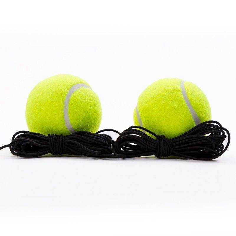 Line tennis training device with rope fixed practitioner elastic rope base Single playback elastic set resistance