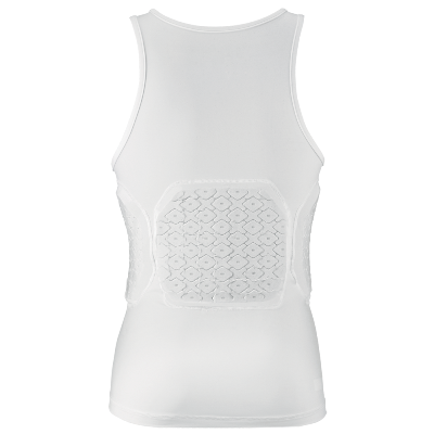 New authentic white basketball anti -collision vest Rose style rib spine, sweat -absorbing, breathable armor basketball clothes
