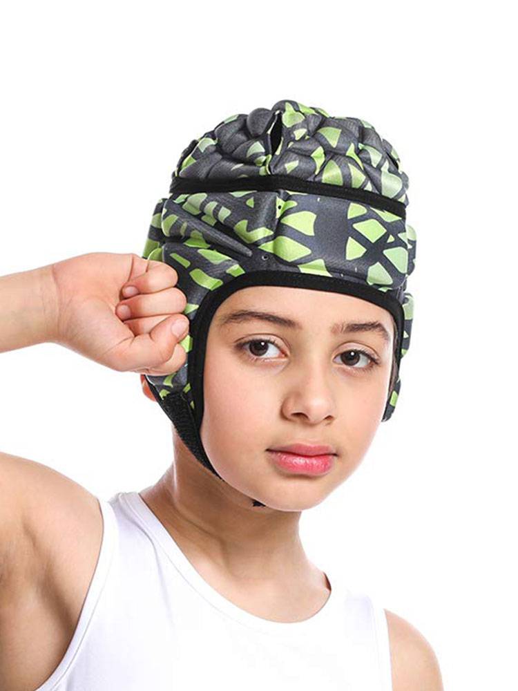 Children's football goalkeeper headset sports gear guard American rugby helmet anti -collision hats basketball head protection