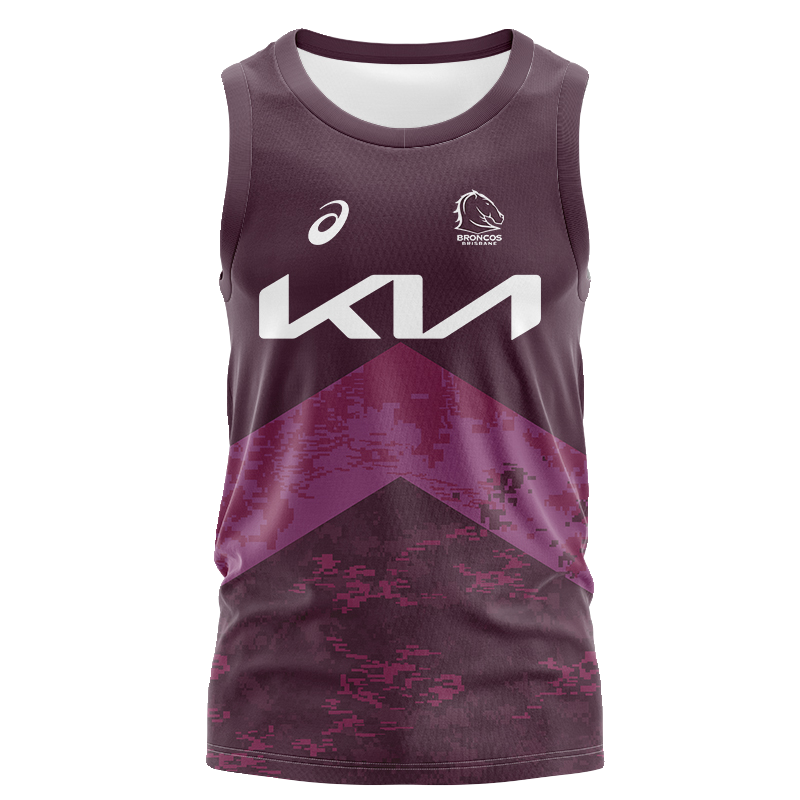 New product 2024nrl Australia Brisbane immediately installs football clothing vest Broncos Rugby