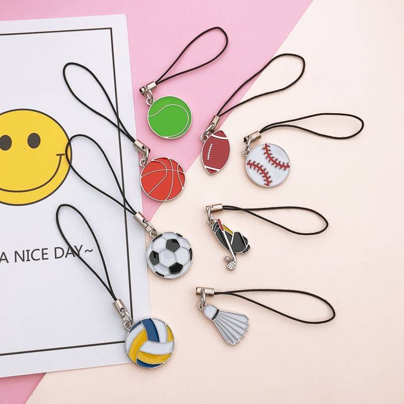 Creative new football volleyball small pendant student basketball sports activity ball football rugby small gift pendant