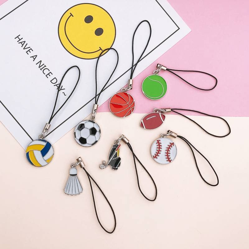 Creative new football volleyball small pendant student basketball sports activity ball football rugby small gift pendant
