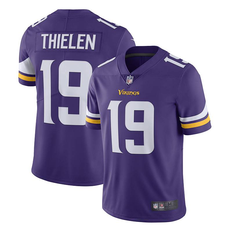 Minnesota Vikings Vikings Rugby Uniform No. 19 Adam Thielen jersey sportswear men